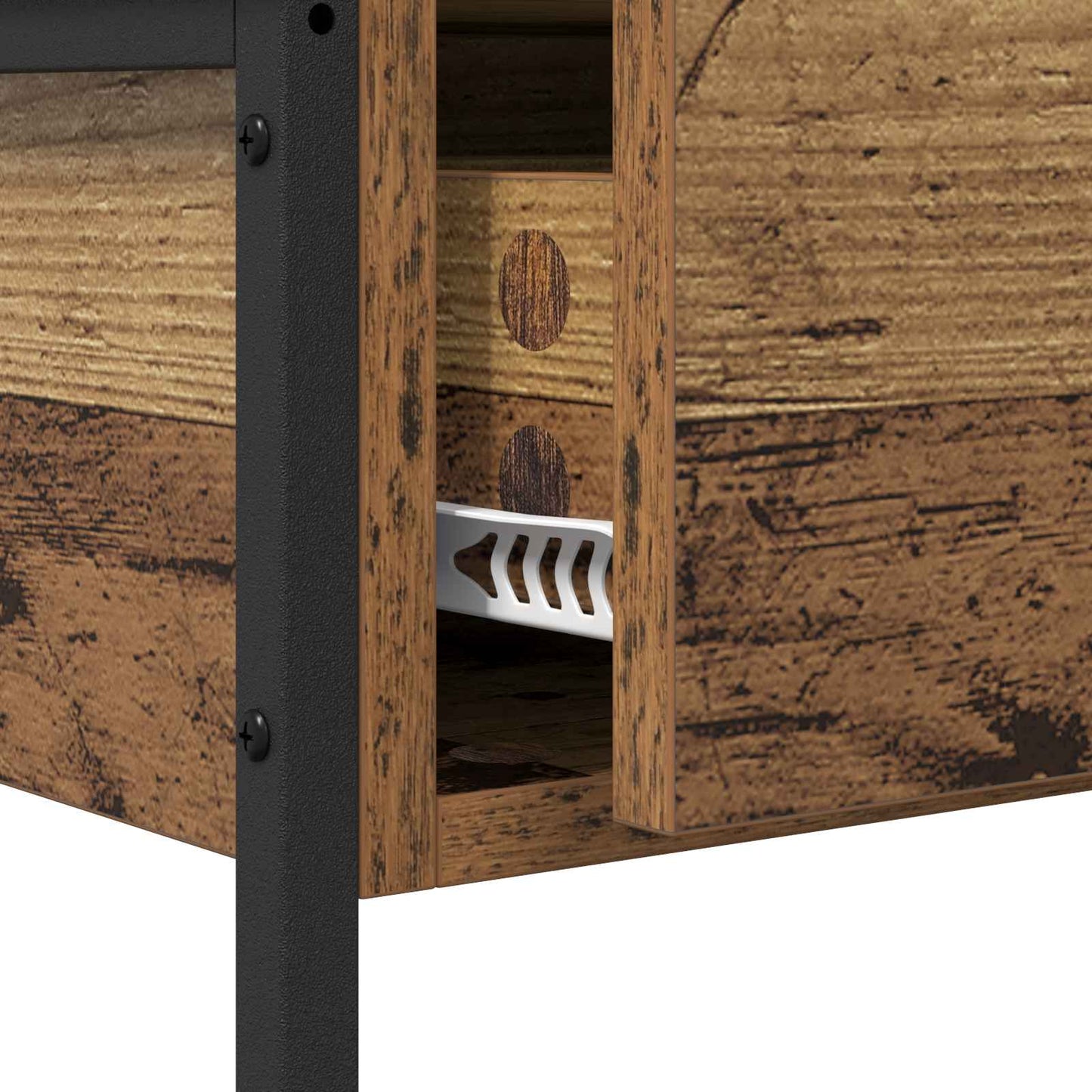 Console Table Old Wood 75 x 34.5 x 75 cm Engineered Wood