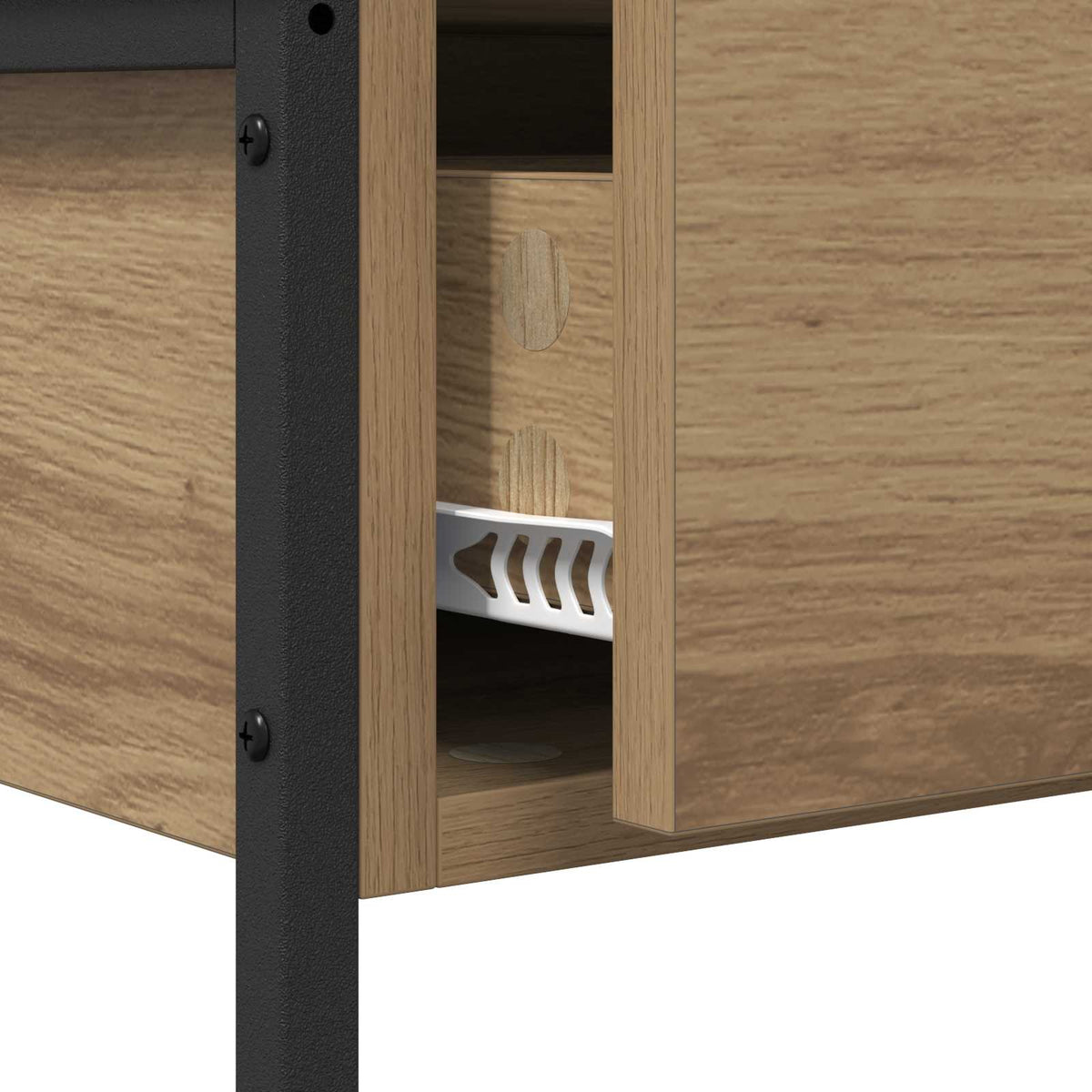 Console Table Artisan Oak 75 x 34.5 x 75 cm Engineered Wood