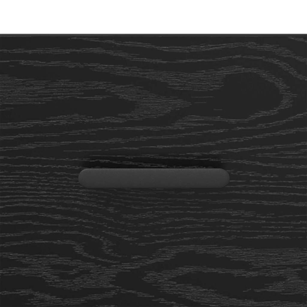 Bedside Cabinet 2 pcs 35 x 35 x 20 cm Engineered Wood Black Oak