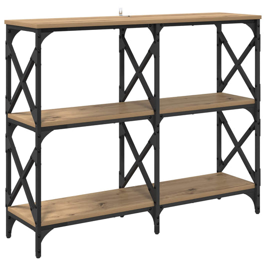 Console Table Artisan Oak 100 x 28 x 80.5 cm Engineered Wood