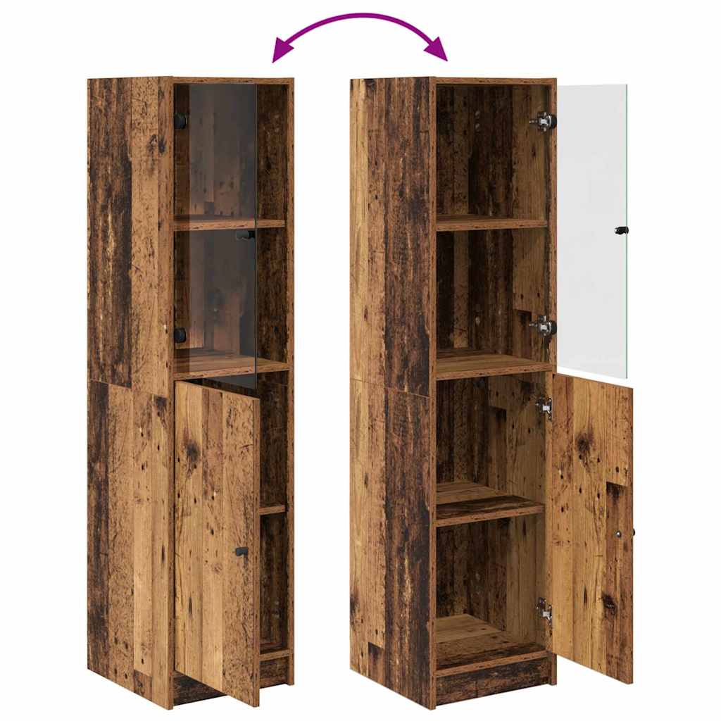 Highboard Old Wood 35 x 37 x 142 cm Engineered Wood