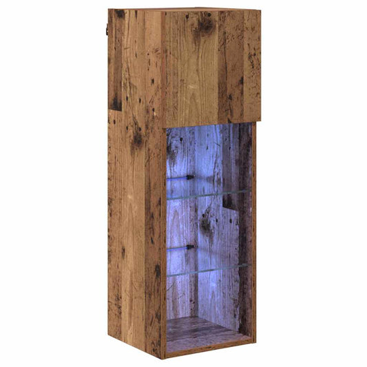 Wall-mounted TV Cabinet 30.5 x 30 x 90 cm Old Wood