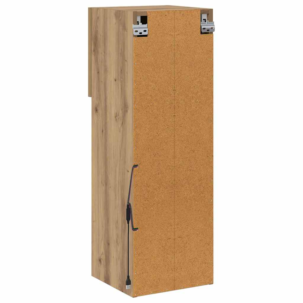 Wall-mounted TV Cabinet 30.5 x 30 x 90 cm Artisan Oak