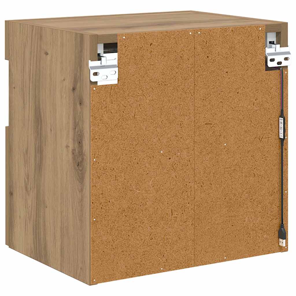 TV Wall Cabinets 2 pcs Artisan Oak Engineered Wood