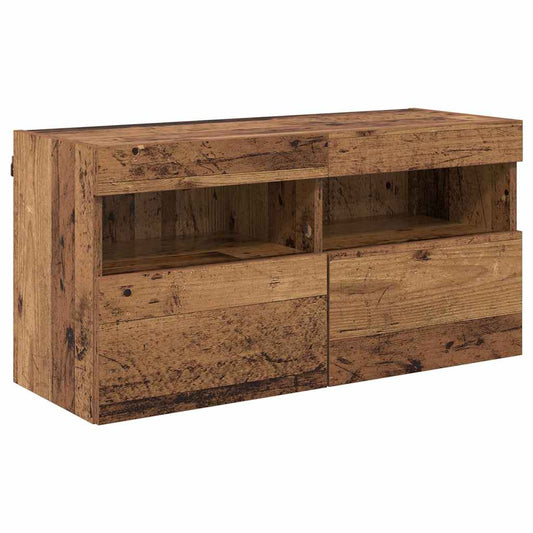 TV Wall Cabinet 80 x 30 x 40 cm Old Wood Engineered Wood