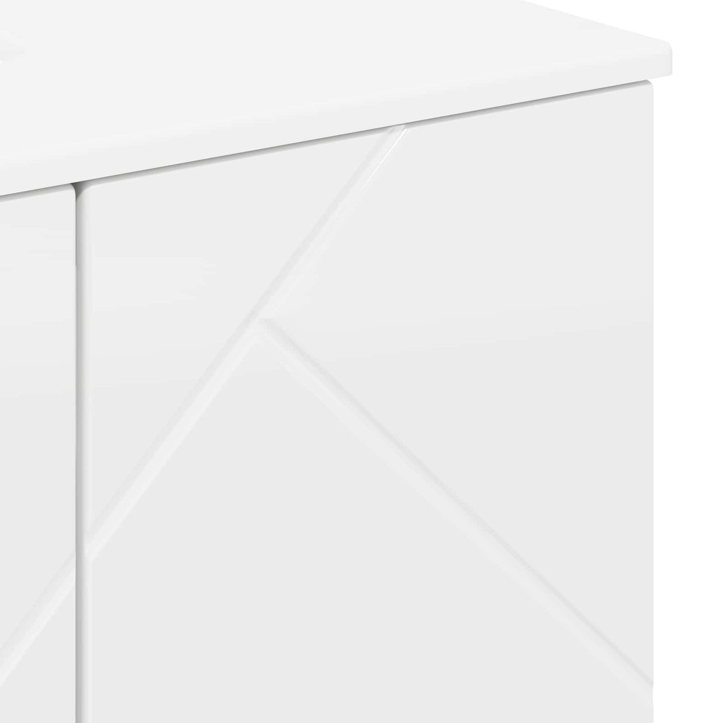 Bathroom Cabinet High Gloss White 61 x 35 x 64 cm