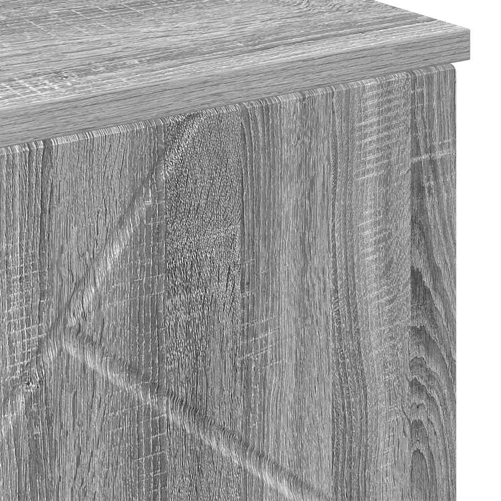 Bathroom Cabinet Grey Sonoma 60 x 35 x 80 cm