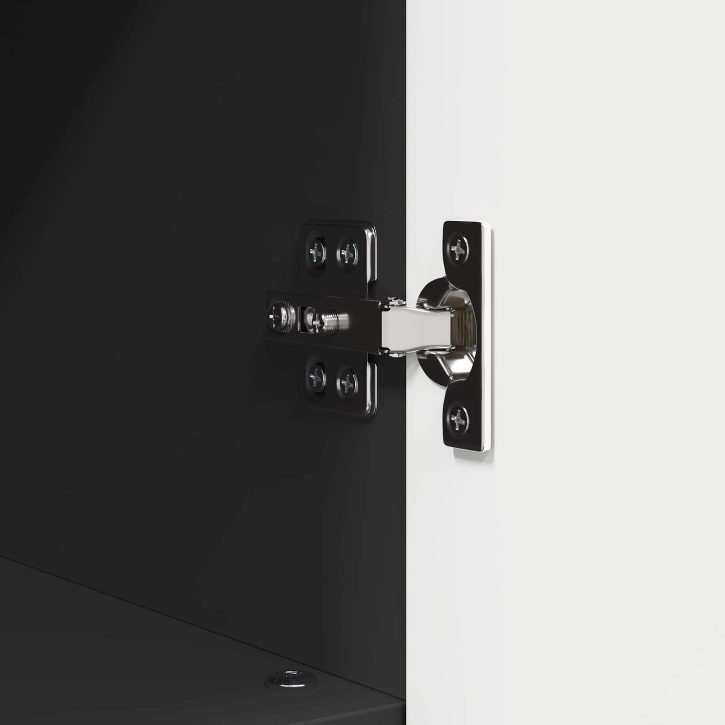 Bathroom Cabinet Black 30 x 35 x 95 cm Engineered wood, Metal