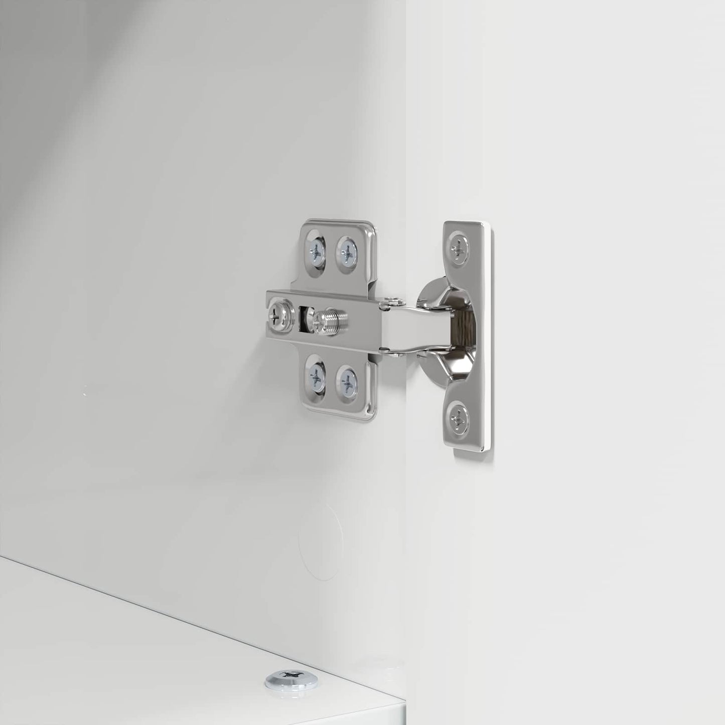 Bathroom Cabinet High Gloss White 30 x 35 x 95 cm
