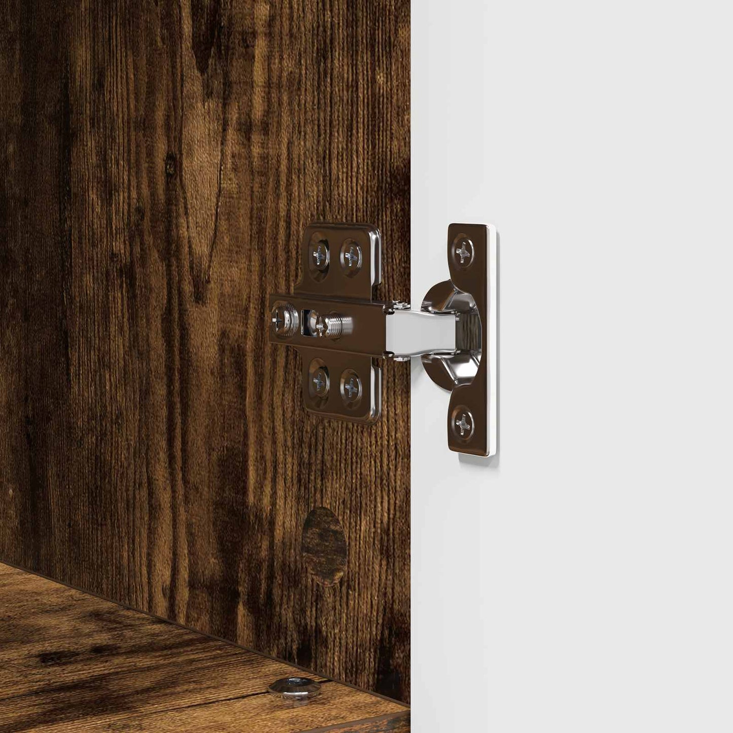 Bathroom Cabinet Smoked Oak 30 x 35 x 95 cm