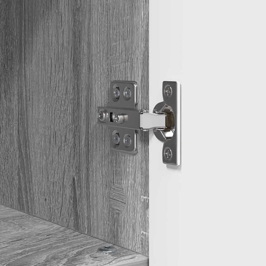 Bathroom Cabinet Grey Sonoma 30 x 35 x 95 cm