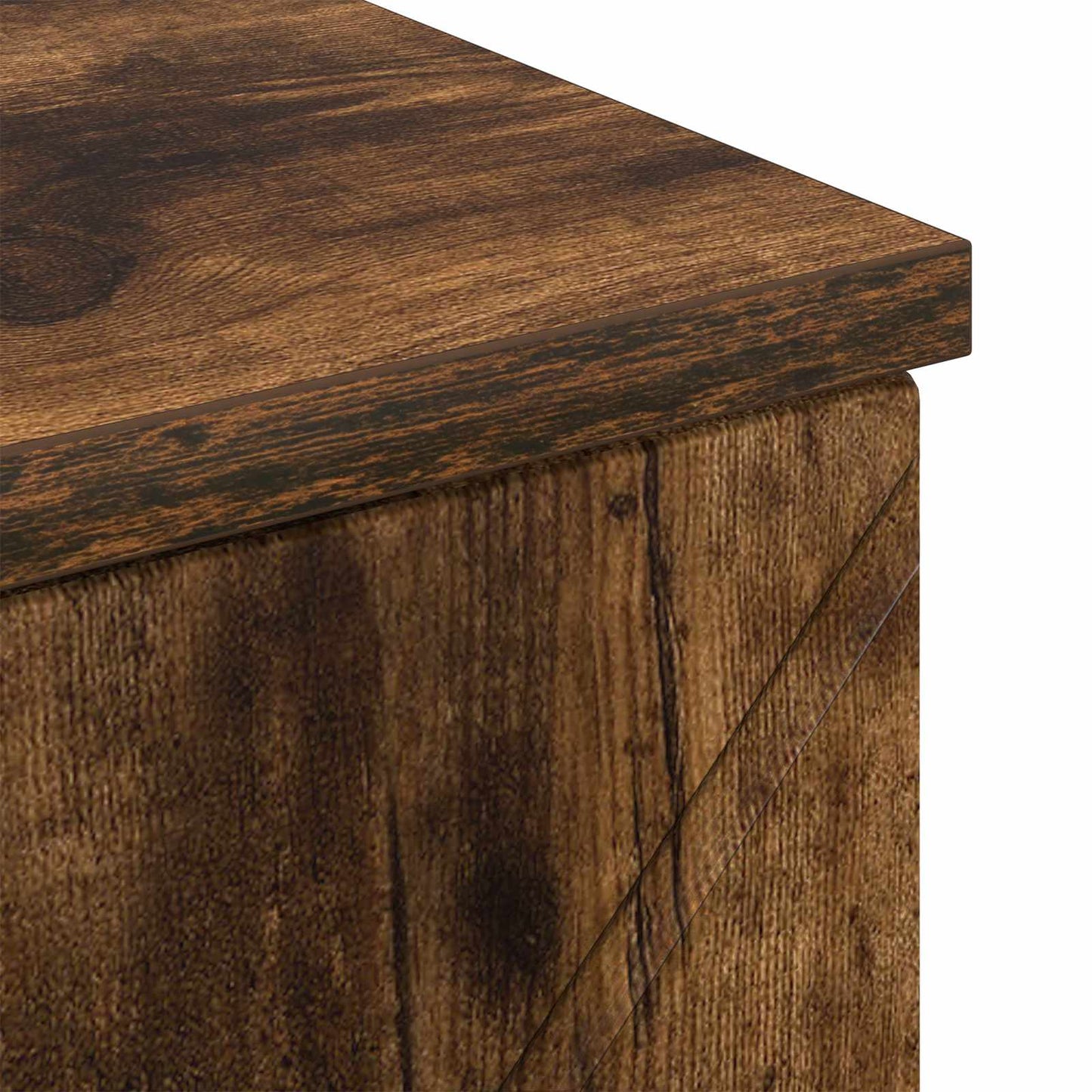 Bathroom Cabinet Smoked Oak 30 x 35 x 80 cm