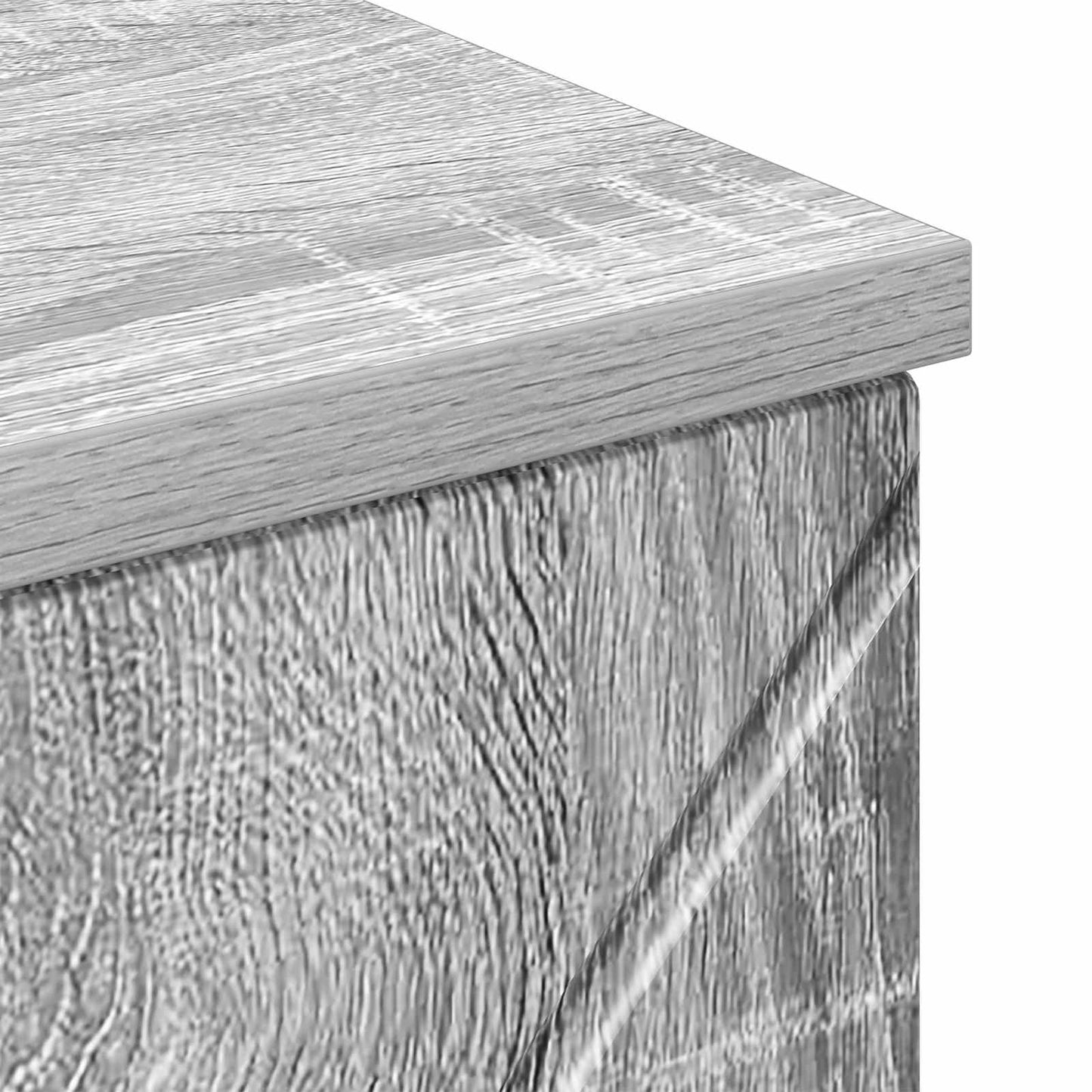 Bathroom Cabinet Grey Sonoma 30 x 35 x 80 cm