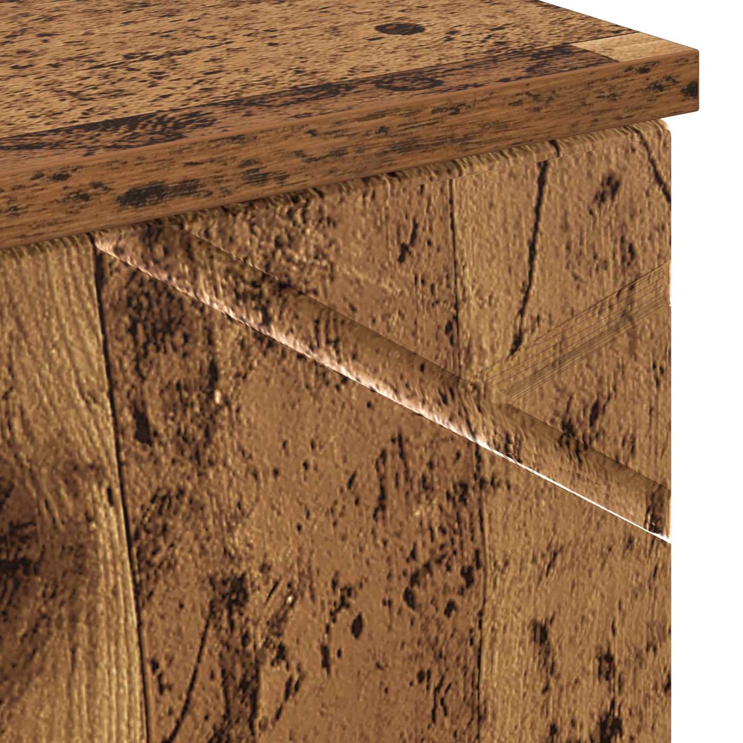 Bathroom Cabinet Old Wood 30 x 35 x 192 cm