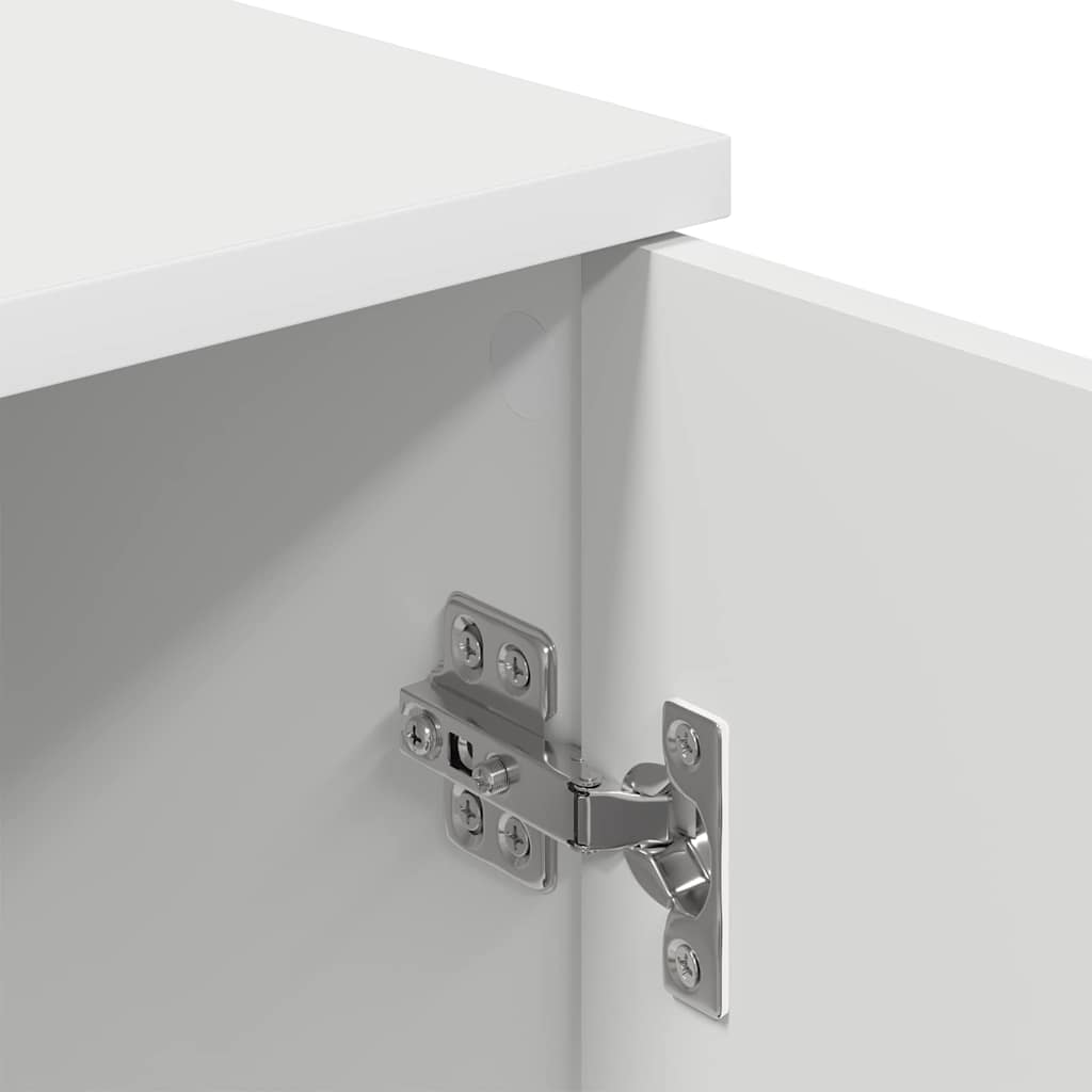 Bathroom Cabinet White 30 x 31.5 x 61 cm Engineered wood, Metal