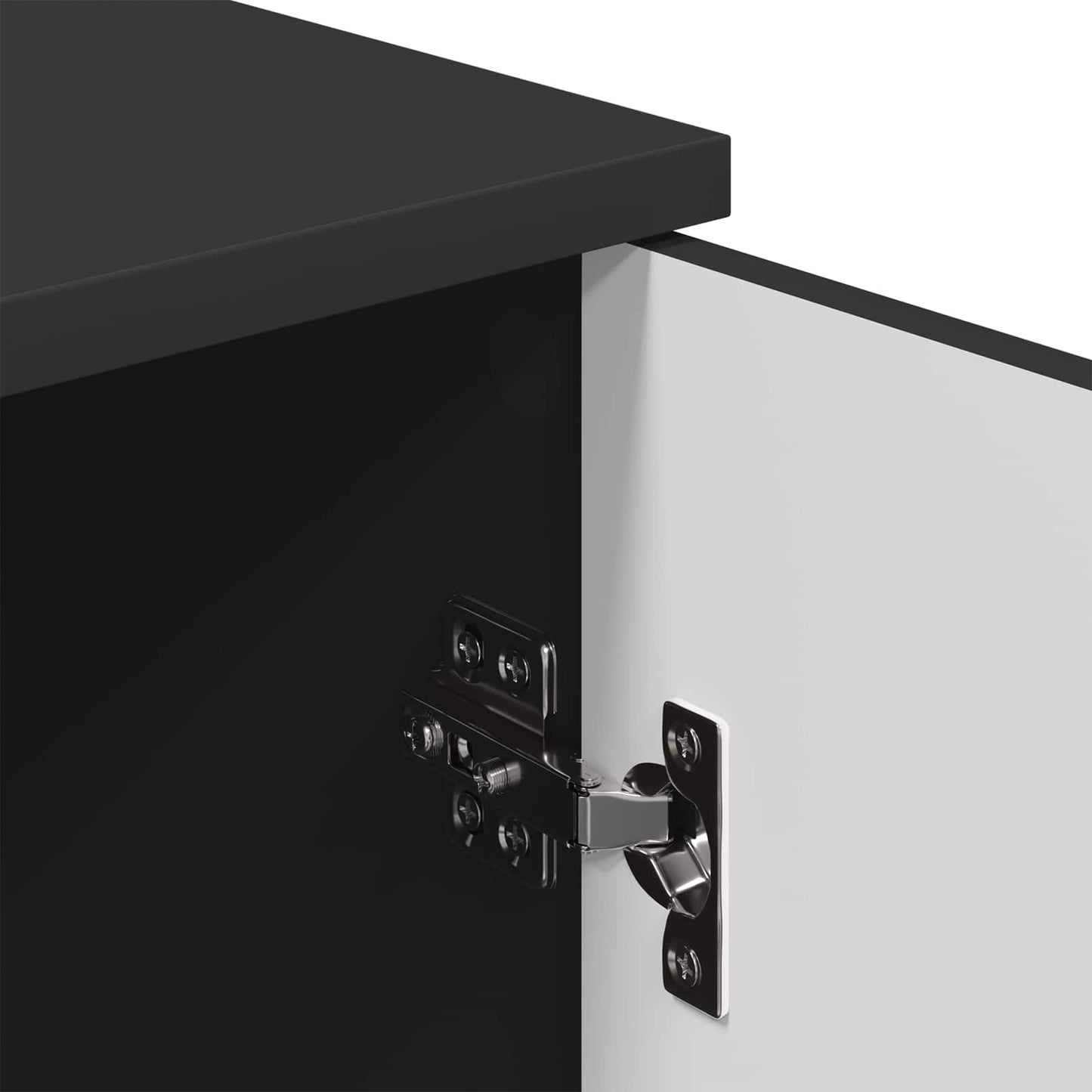 Bathroom Cabinet Black 30 x 31.5 x 61 cm Engineered wood, Metal