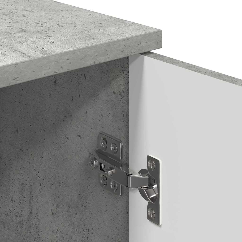 Bathroom Cabinet Concrete Grey 30 x 31.5 x 61 cm