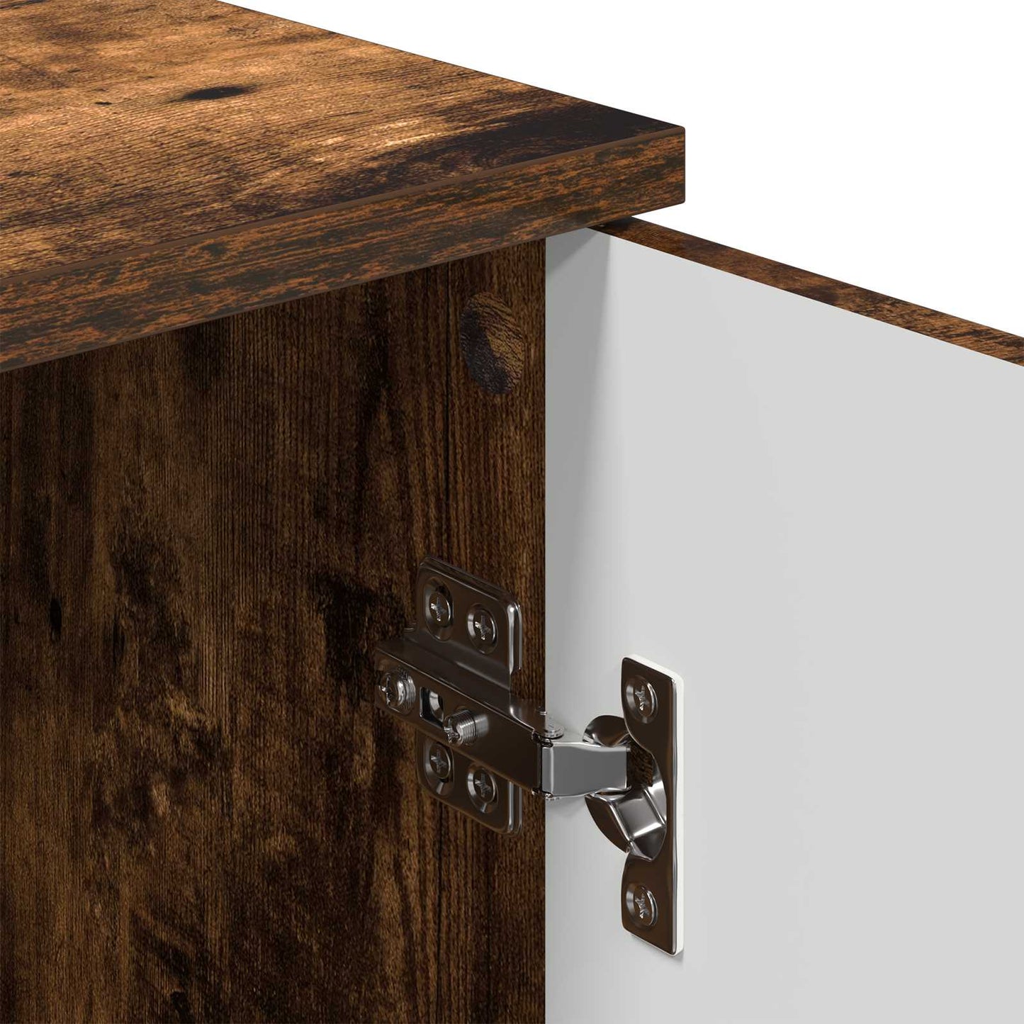 Bathroom Cabinet Smoked Oak 30 x 31.5 x 61 cm