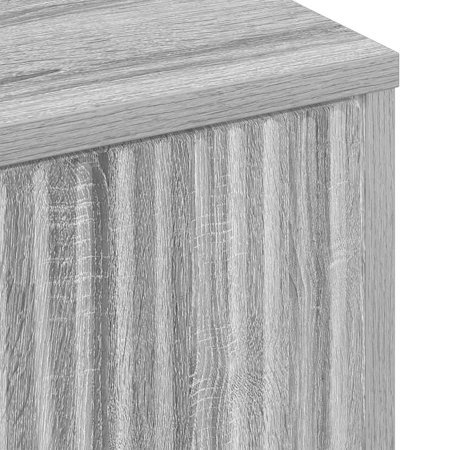 Bathroom Cabinet Grey Sonoma 39 x 23.5 x 65 cm