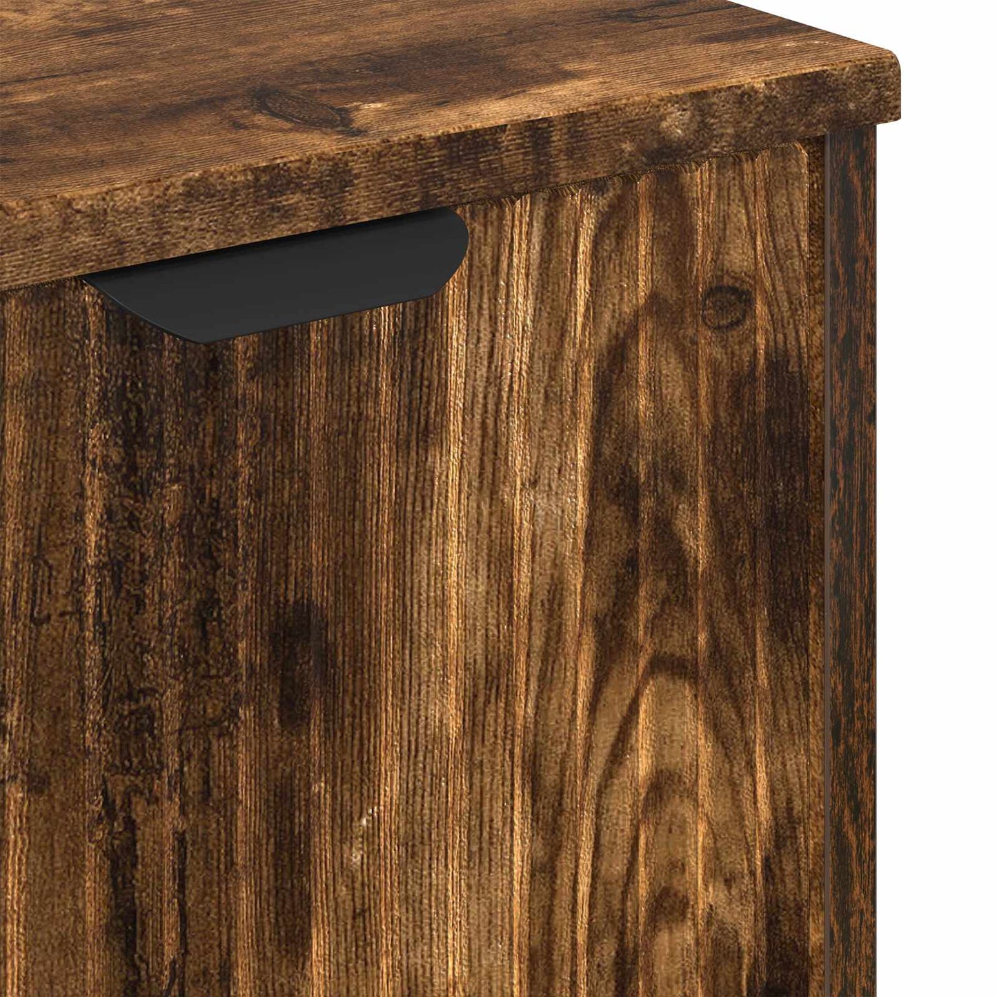 Bathroom Sink Cabinet Smoked Oak 60.5 x 33.5 x 61 cm
