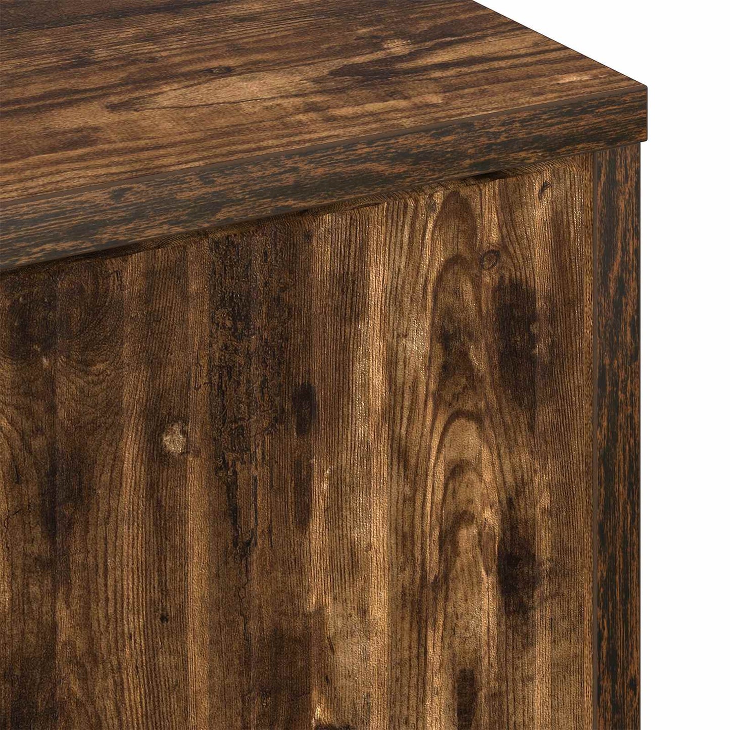 Sideboard Smoked Oak 69.5 x 33 x 82 cm Engineered Wood