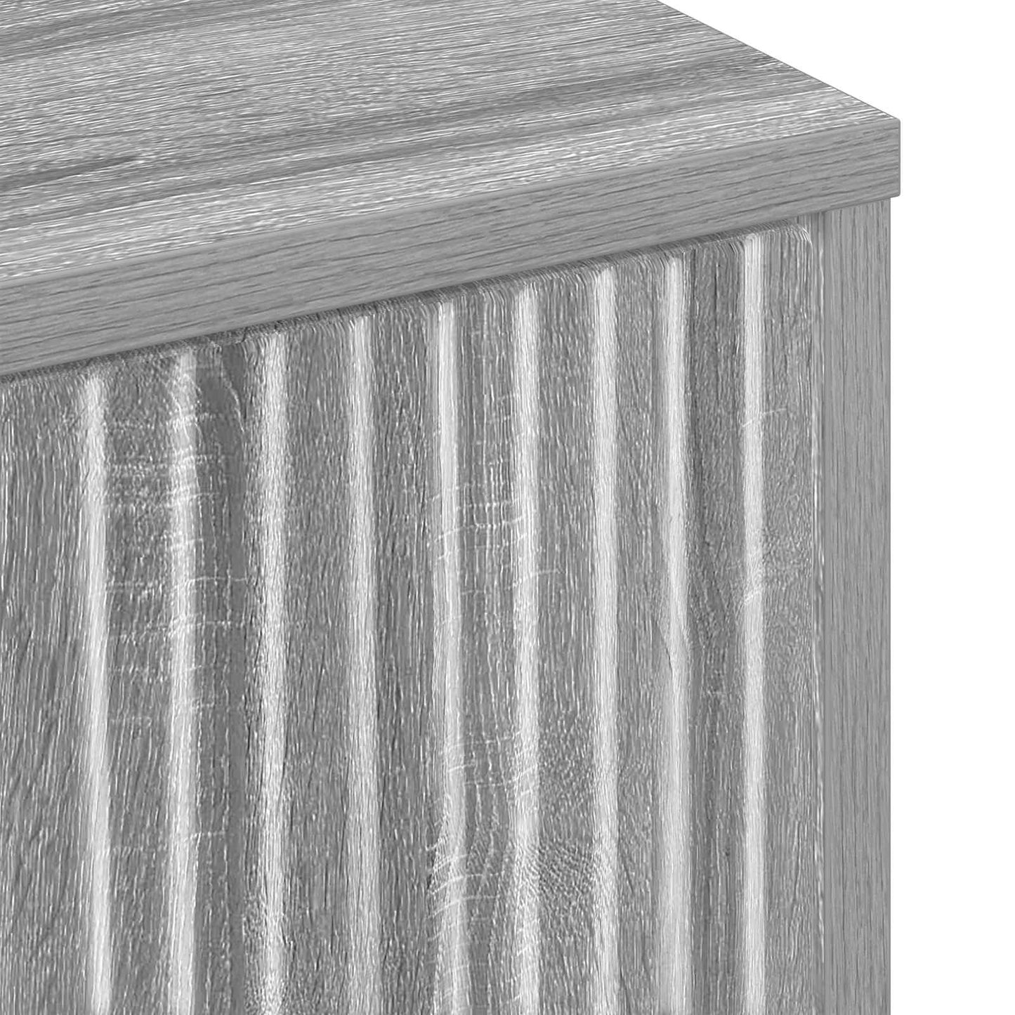 Sideboard Grey Sonoma 69.5 x 33 x 82 cm Engineered Wood