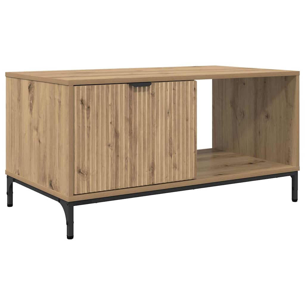 Coffee Table Artisan oak 90 x 49 x 46 cm Engineered wood