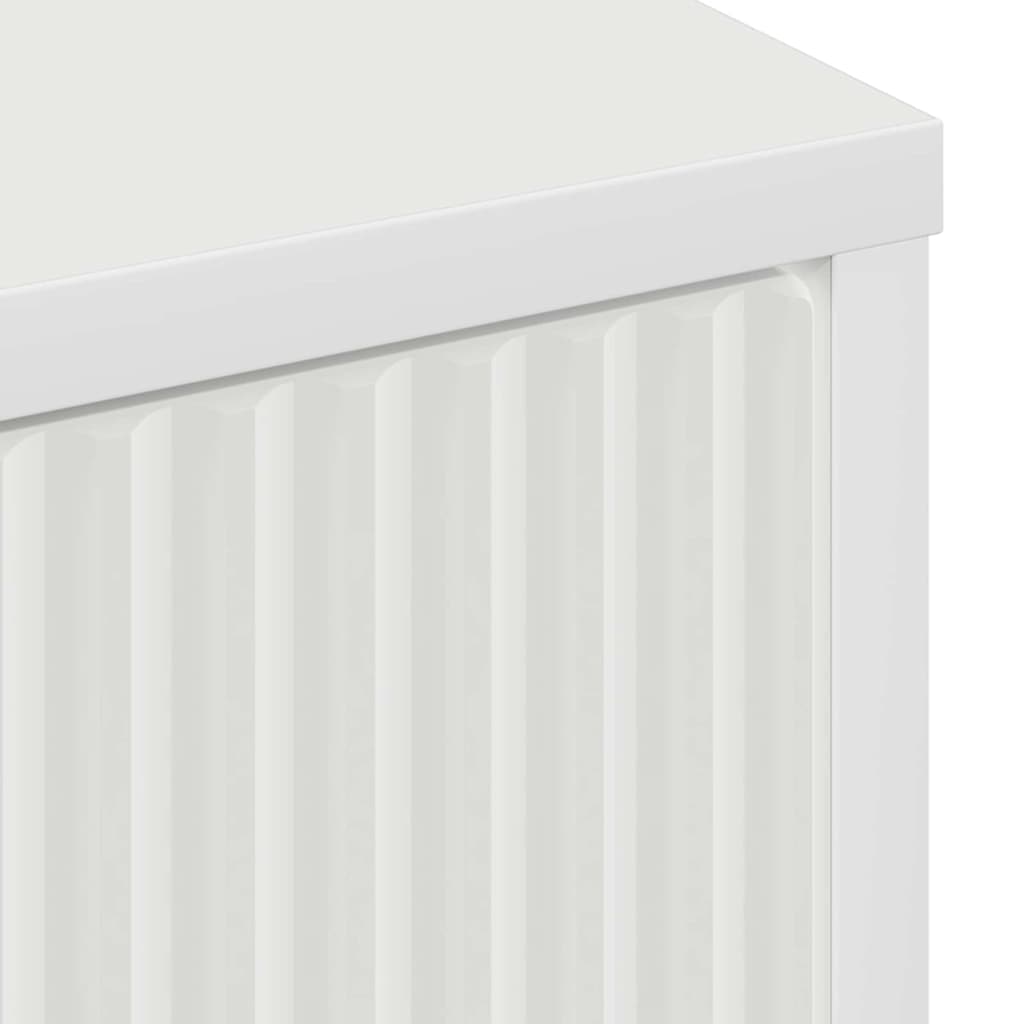 Sideboard White 89.5 x 33 x 82 cm Engineered Wood