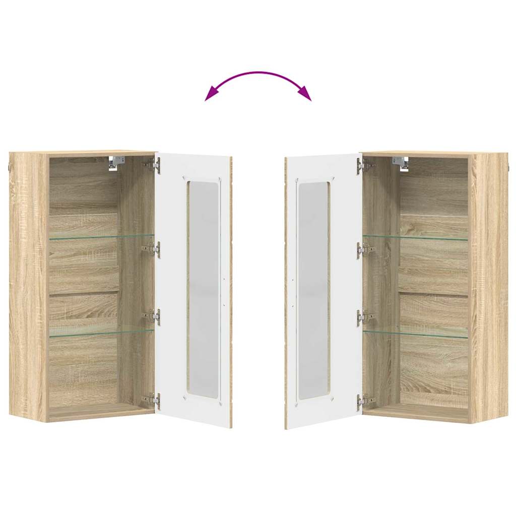 Wooden Cabinet Sonoma Oak Engineered Wood