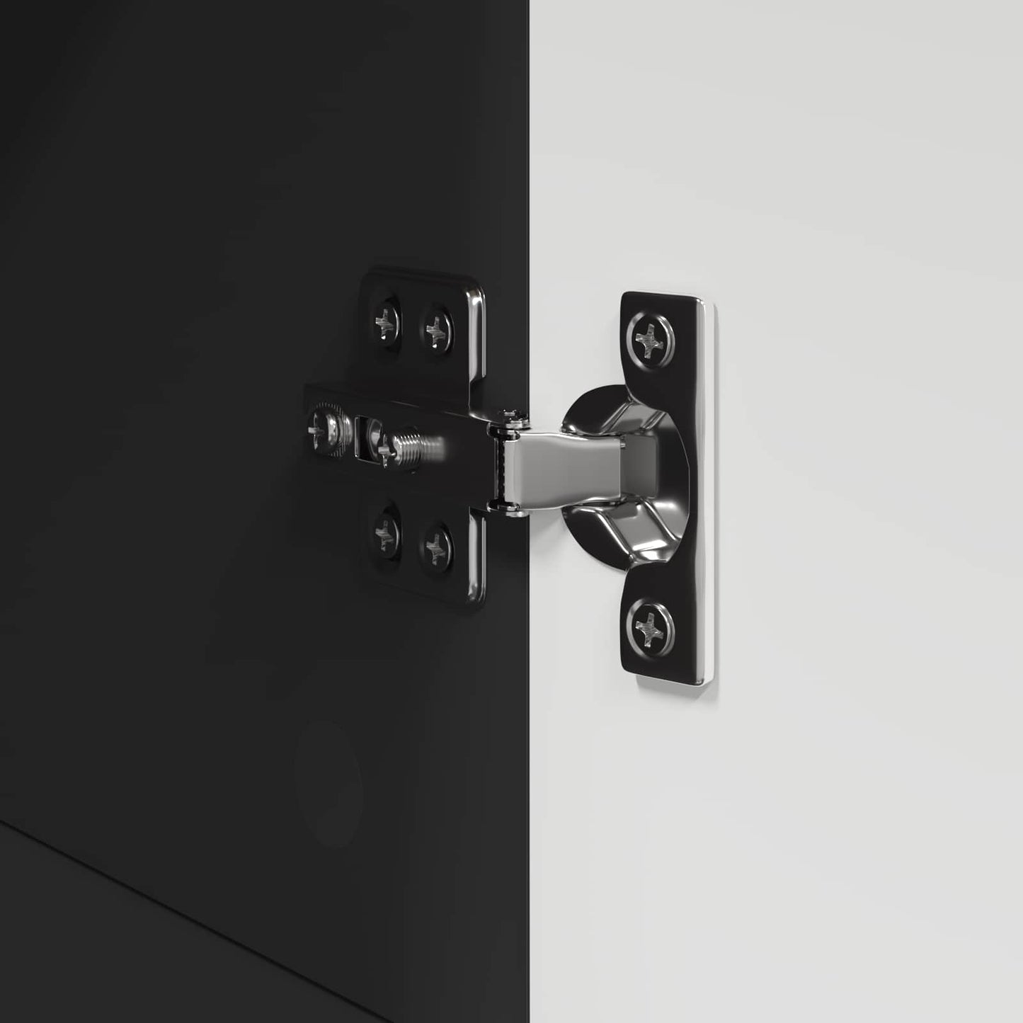 Bathroom Cabinet Set TULUM Black 37 x 31.5 x 82 cm