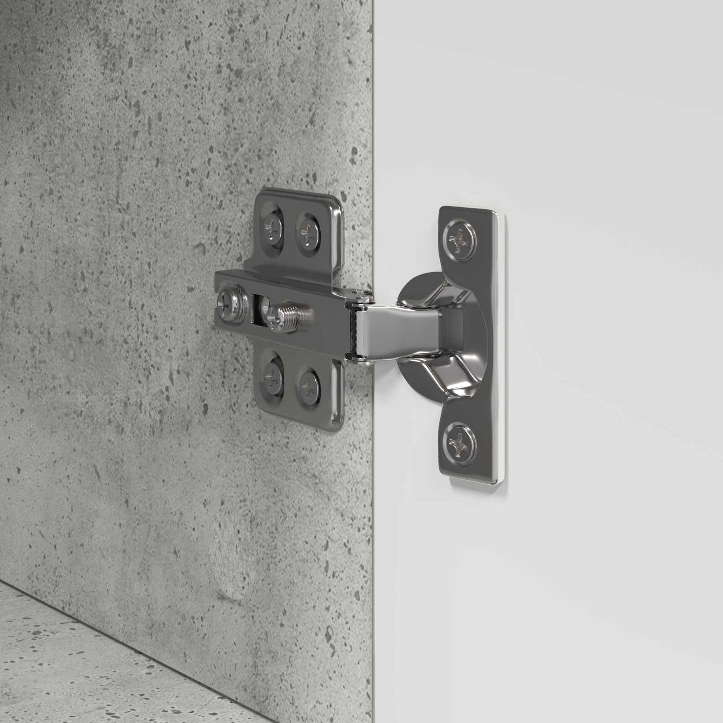 Bathroom Cabinet Set TULUM Concrete Grey 37 x 31.5 x 82 cm