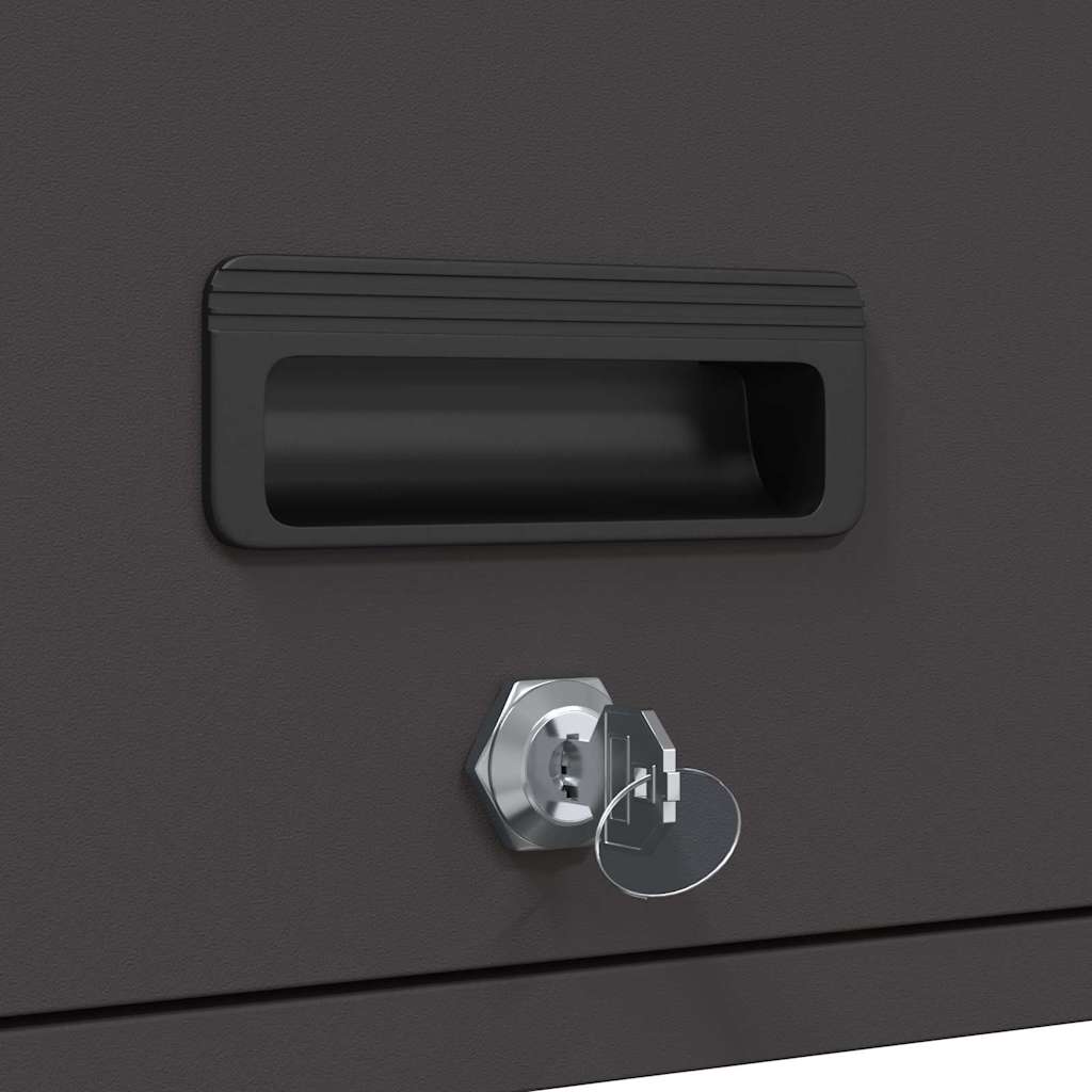 Wall Cabinet for Garage with Gas-lift Door Black