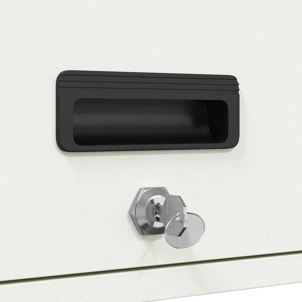 Wall Cabinet for Garage with Gas-lift Door White