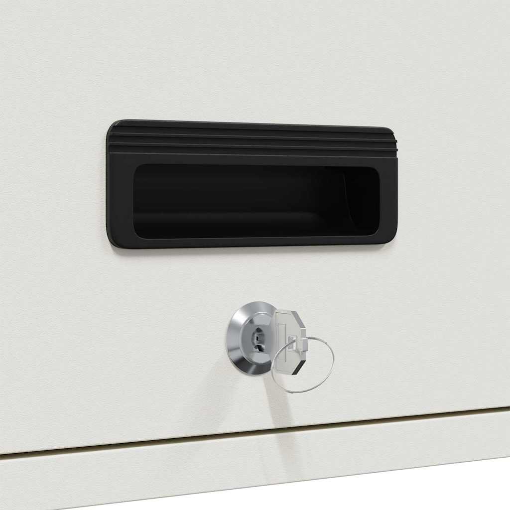 Wall Cabinet for Garage with Gas-lift Door White