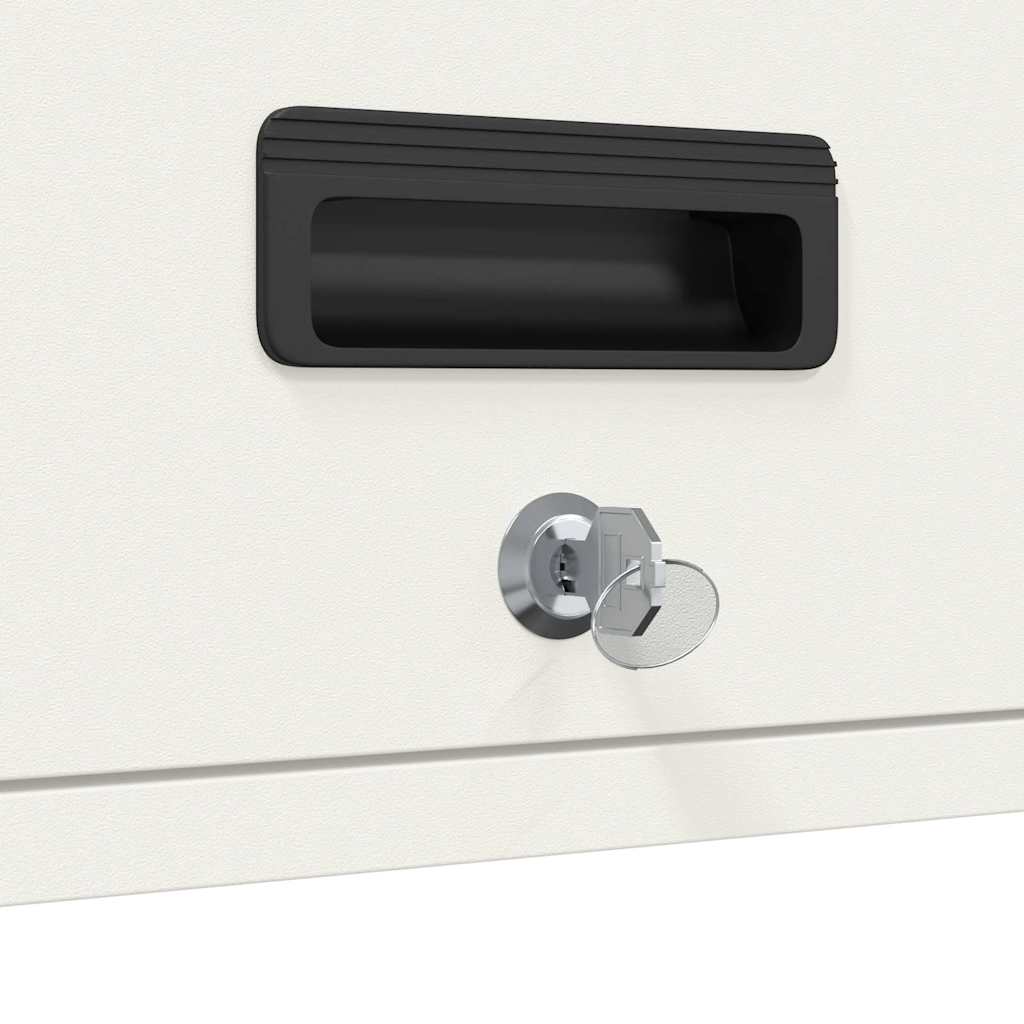 Wall Cabinet for Garage with Gas-lift Door White