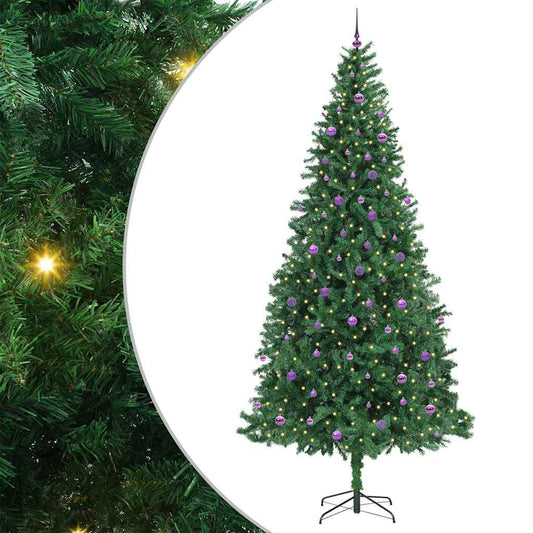 Artificial Christmas Tree with 300 LEDs with Stand Green 300 cm