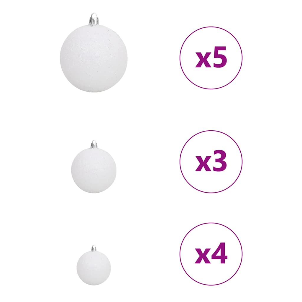 Artificial Slim Christmas Tree with 150 LEDs Green 59.06 in