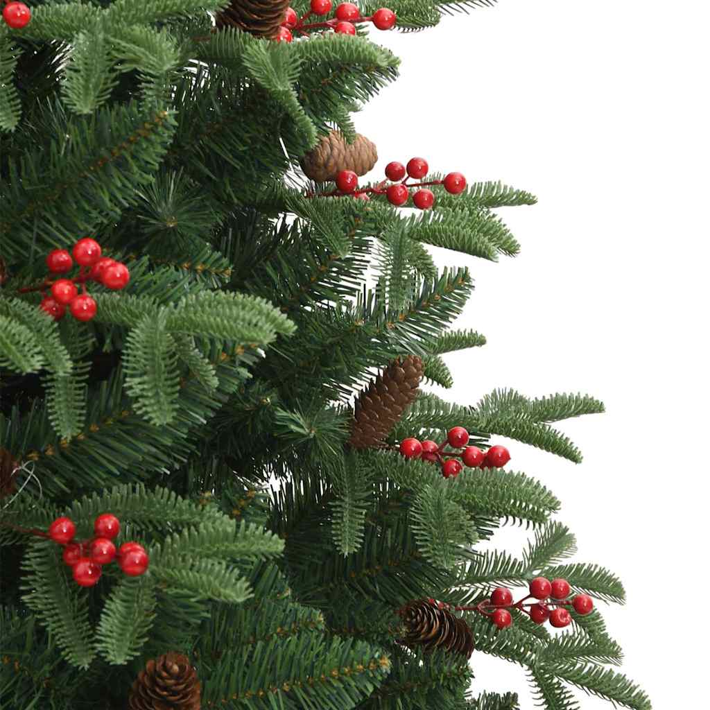 Artificial Christmas Tree with 300 LEDs with Stand Green 210 cm