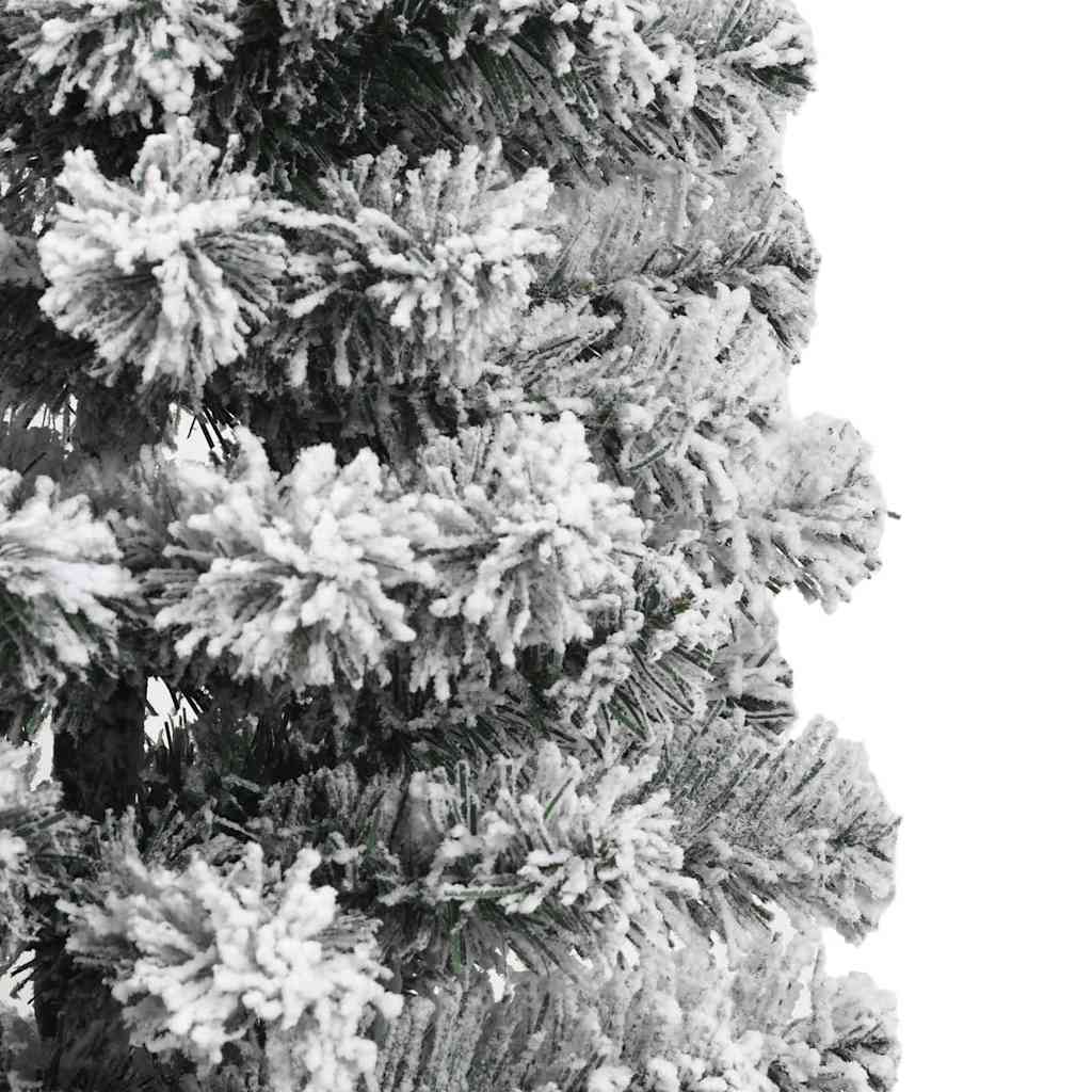 Artificial Hinged Christmas Tree Green and White 120 cm