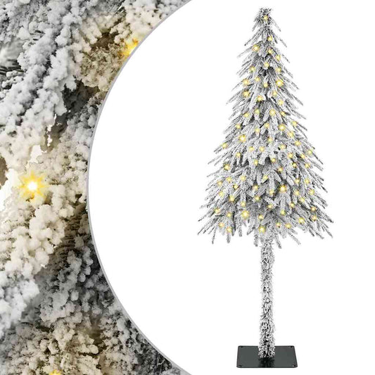 Christmas Tree with 150 LEDs White 120 cm PE and Steel