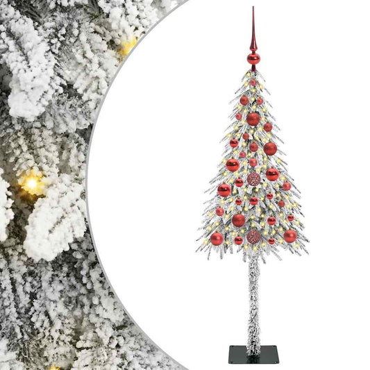 Christmas Tree with 150 LEDs White 120 cm PE and Steel