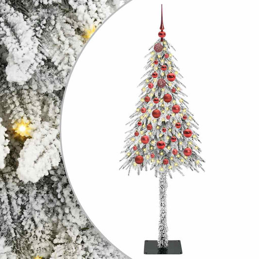 Christmas Tree with 150 LEDs White 150 cm PE and Steel