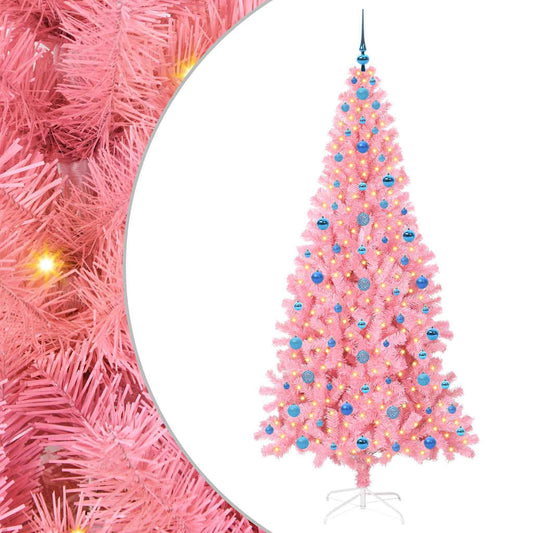 Christmas Tree Pink 210 cm PVC