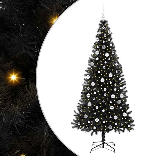 Christmas Tree Black 210 cm PVC
