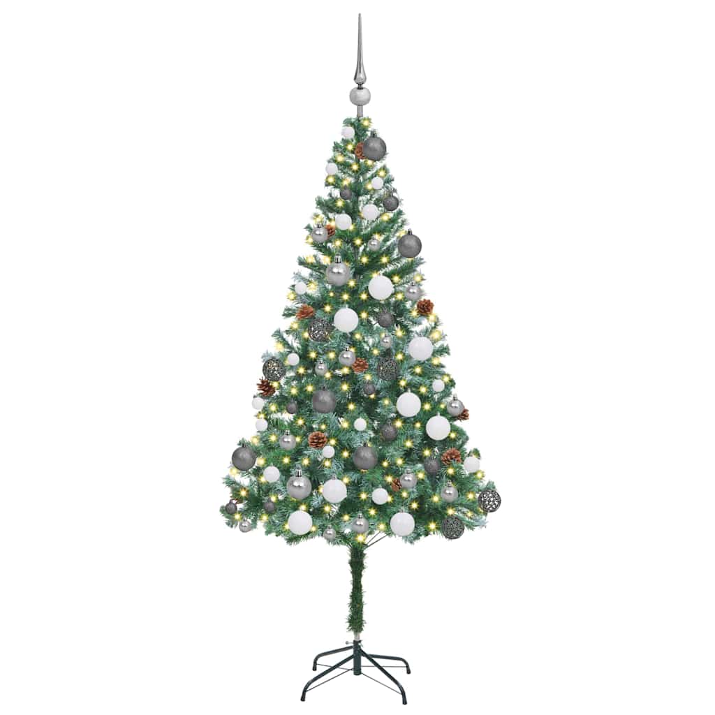 Artificial Christmas Tree Green 70.87 in PVC and Steel