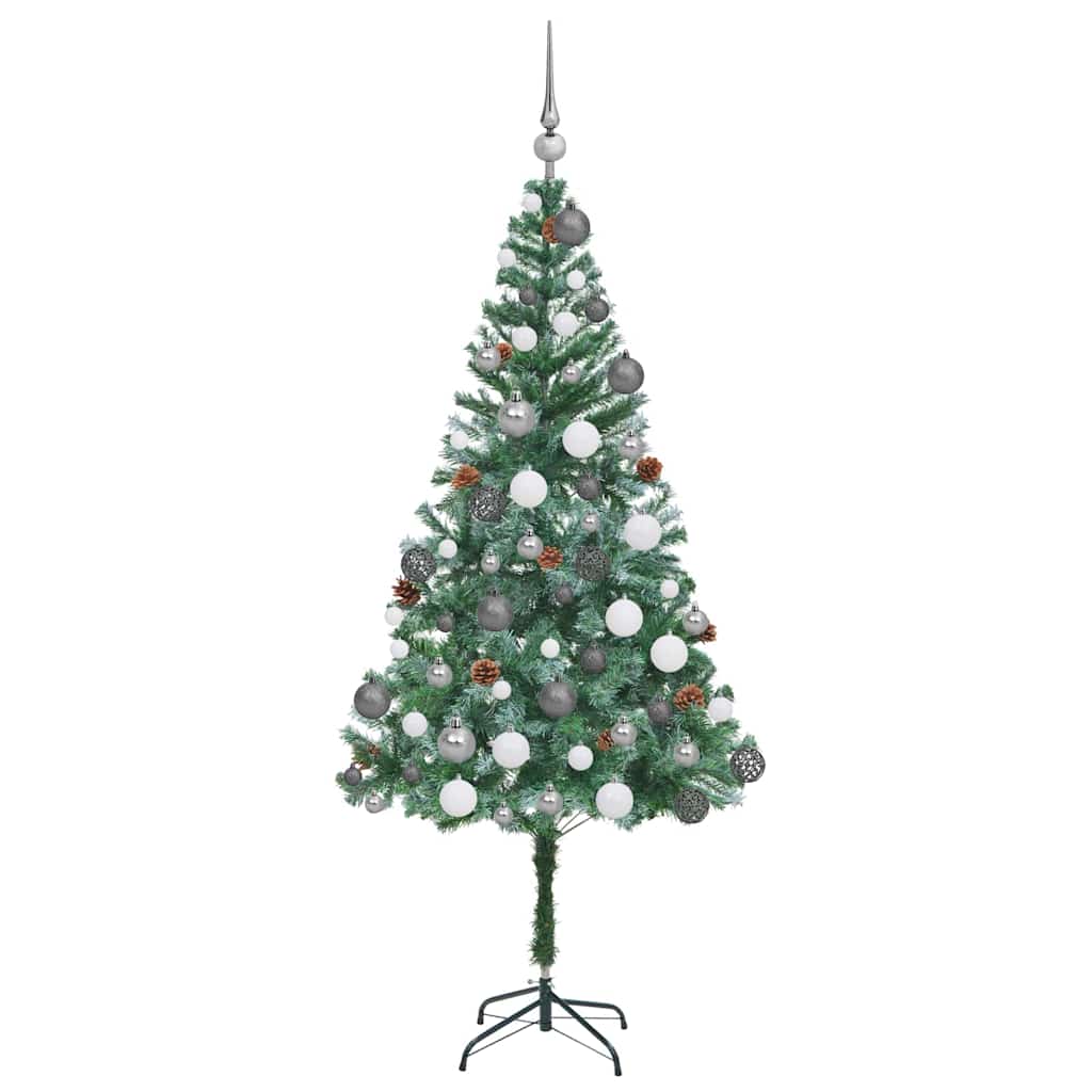 Artificial Christmas Tree Green 70.87 in PVC and Steel