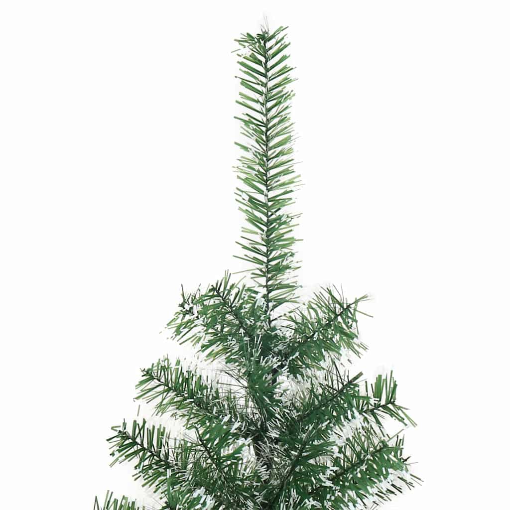 Artificial Christmas Tree Snow Flocked with LED Light 120 cm