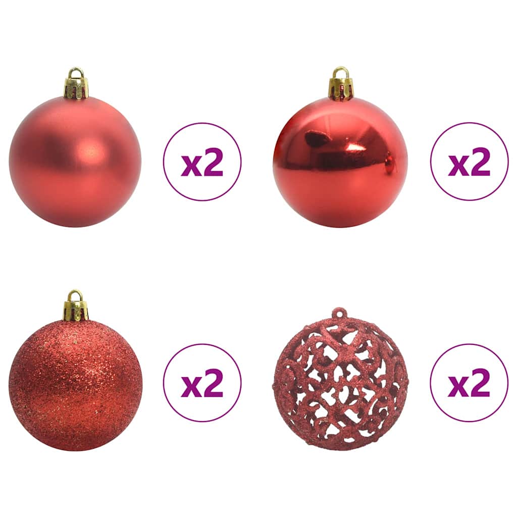 Artificial Christmas Tree Snow Flocked with LED Light 120 cm