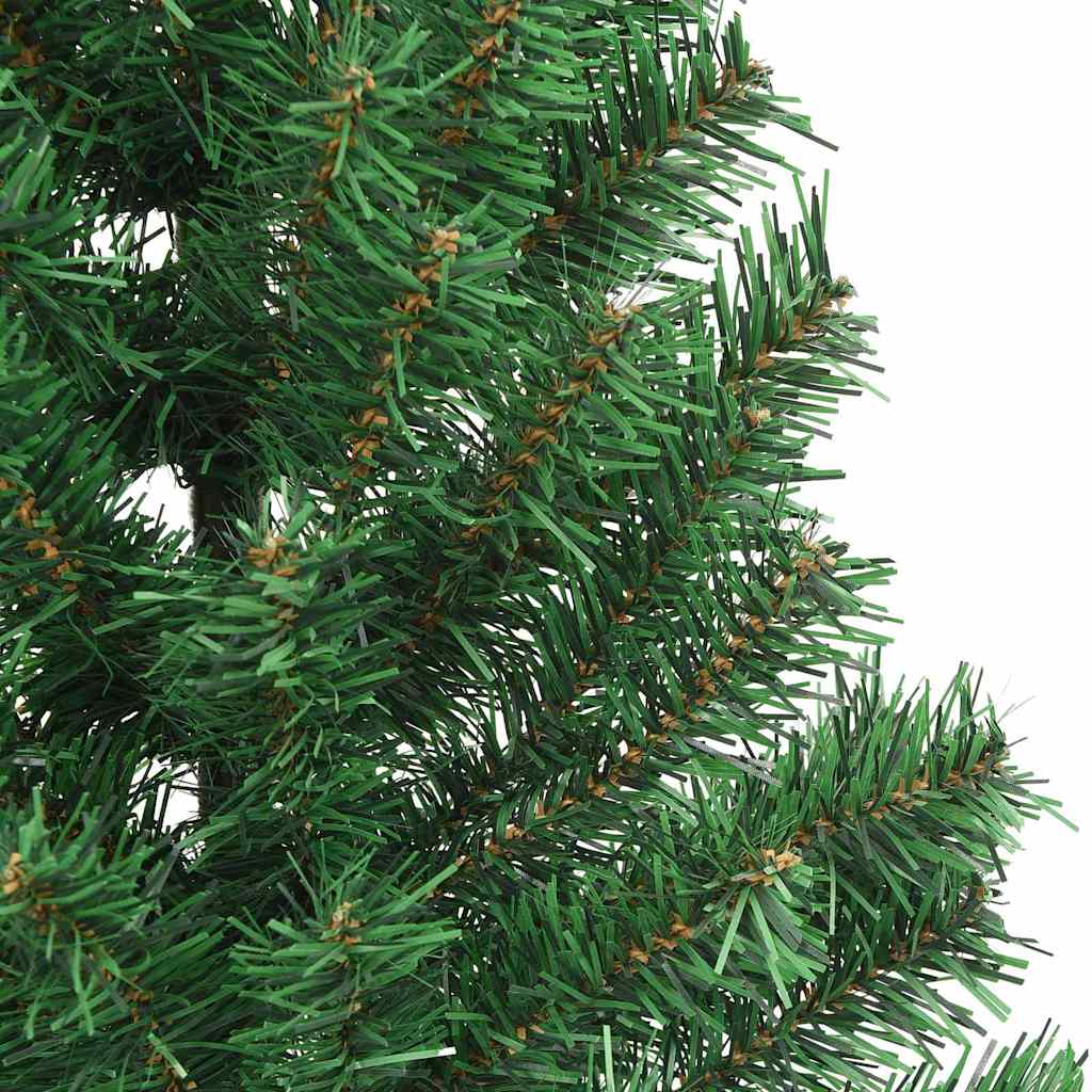 Artificial Pre-lit Christmas Tree Green 240 cm PVC