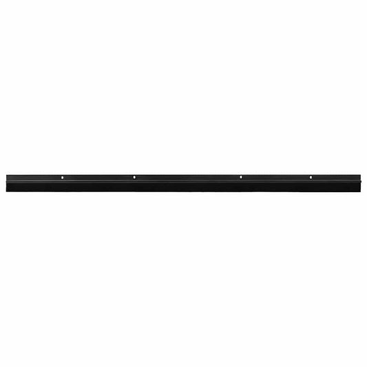 Screw-on Door Brush Seals 12 pcs Black 100 cm Aluminium Alloy